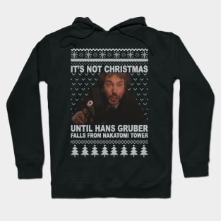 Hans Gruber Ugly Christmas Sweater Hoodie